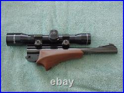 Thompson Contender 222 Rem 10 Bull Barrel With Scope, Mount and Forend
