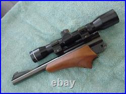 Thompson Contender 222 Rem 10 Bull Barrel With Scope, Mount and Forend