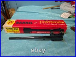 Thompson Contender TC TCA 12 Octagon 22 Lr Pistol Barrel W Rings & Box Rare