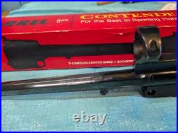 Thompson Contender TC TCA 12 Octagon 22 Lr Pistol Barrel W Rings & Box Rare