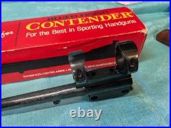 Thompson Contender TC TCA 12 Octagon 22 Lr Pistol Barrel W Rings & Box Rare