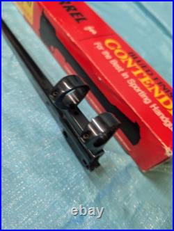Thompson Contender TC TCA 12 Octagon 22 Lr Pistol Barrel W Rings & Box Rare