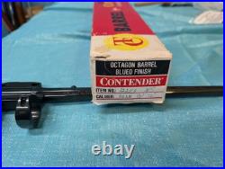 Thompson Contender TC TCA 12 Octagon 22 Lr Pistol Barrel W Rings & Box Rare