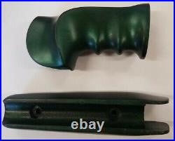 Thompson center G1 grip and 2 hole forearm for 14 barrel inter green plastic