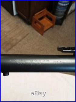 Thompson center contender rifle barrel custom shop 223 21 bull