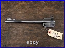 VTG 1970s Thompson Center Contender TC 222 REM 10 Octagon Barrel with Adj Sights
