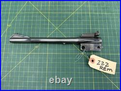 VTG 1970s Thompson Center Contender TC 222 REM 10 Octagon Barrel with Adj Sights