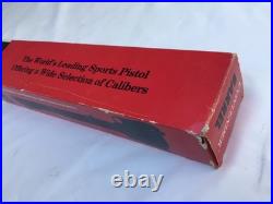 Vintage TC Thompson Center Arms 10 BARREL Blued Finish CONTENDER Colt 45 OG Box