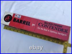 Vintage TC Thompson Center Arms 10 BARREL Blued Finish CONTENDER Colt 45 OG Box