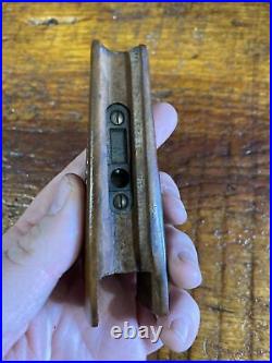 Vintage Thompson Center Contender Checkered Octagon 10 Wood Forend Early (325)